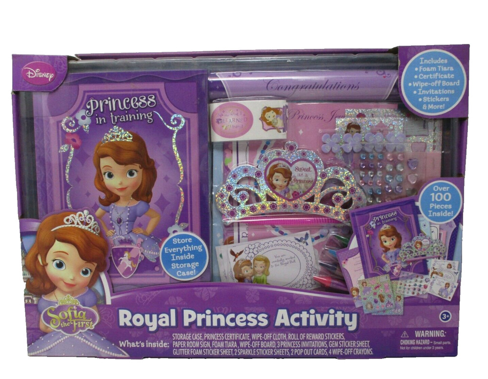 Disney Sofia the First Royal Princess Activity with Storage Case