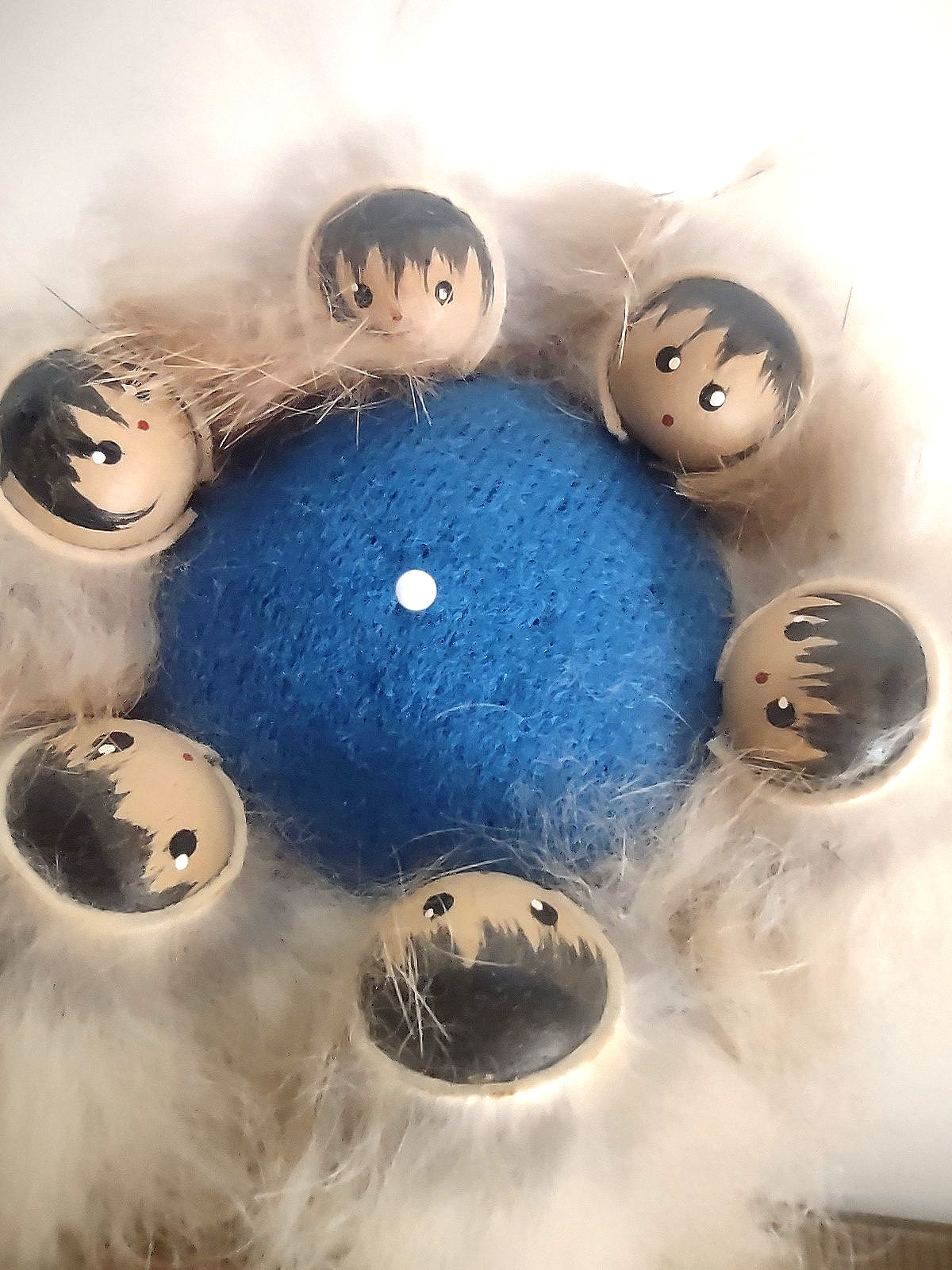 Vintage Made In Alaska Inuit Blanket Toss Pin Cushion