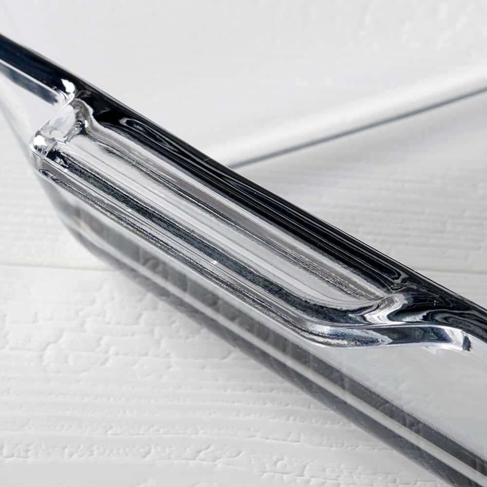 4.8 Quart Rectangular Glass Baking Dish (1 piece, tempered tough, dishwasher ...