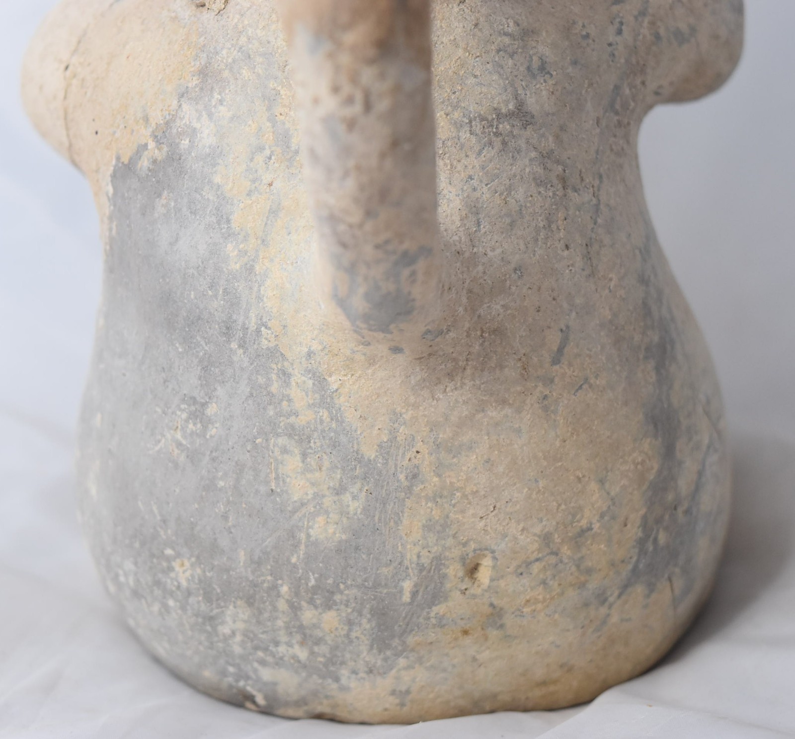 Ancient Pre Columbian Moche Culture Stirrup Spout Vessel Pottery 200CE-800CE