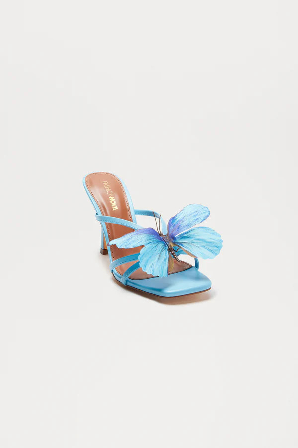 NOVA Pixie Dust Butterfly Heels - Blue