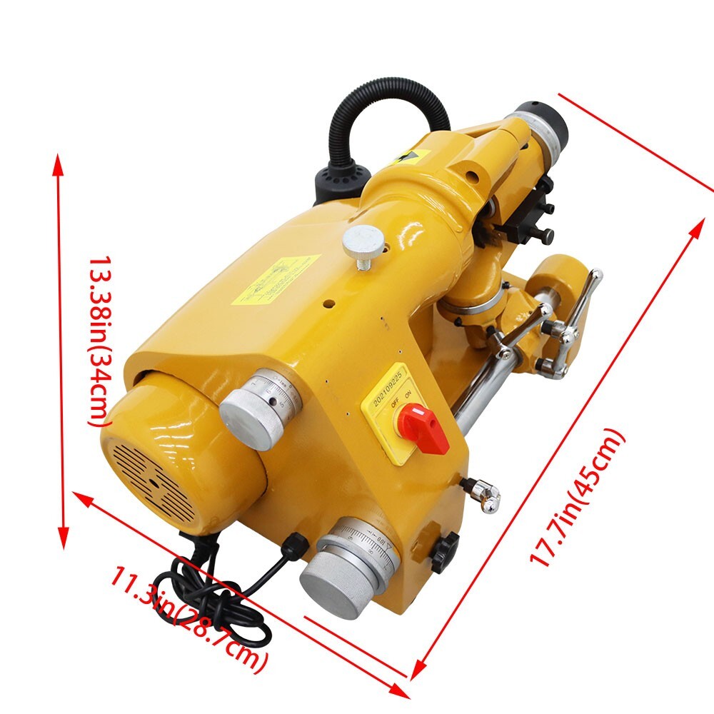 Universal End Mill Cutter Grinder Sharpener Drill Bit Grindering Machine 220V U2