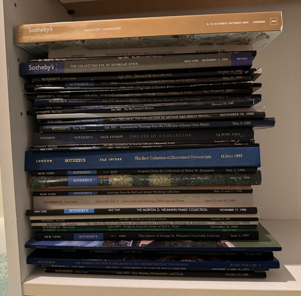 Sotheby's Auction Catalogues ( You Pick )