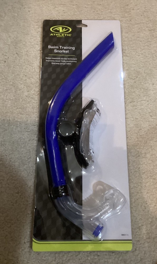 Athletic Works Swim Training Snorkel Blue