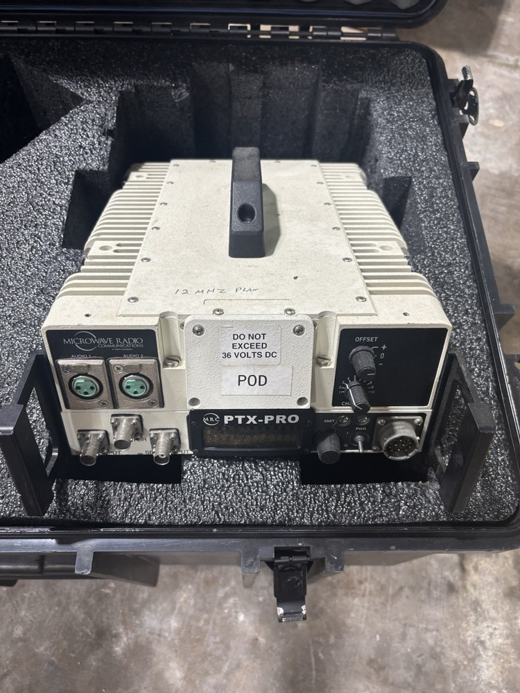 Portable Broadcasting TX Unit, MRC, PTX–PRO W/ CASE