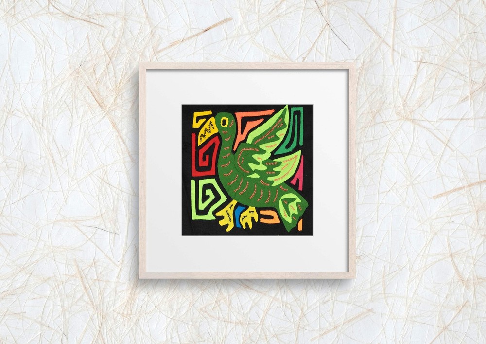 Multicolor Green Bird Molita