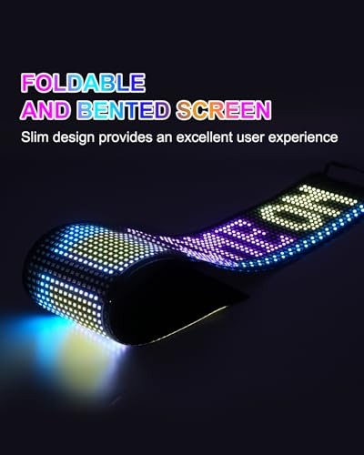Programmable LED Scrolling Sign - Display Board with 23" x 5" Full Color