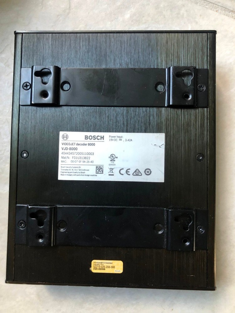 Bosch VJD-8000 VideoJet Decoder 8000 High Performance - Used