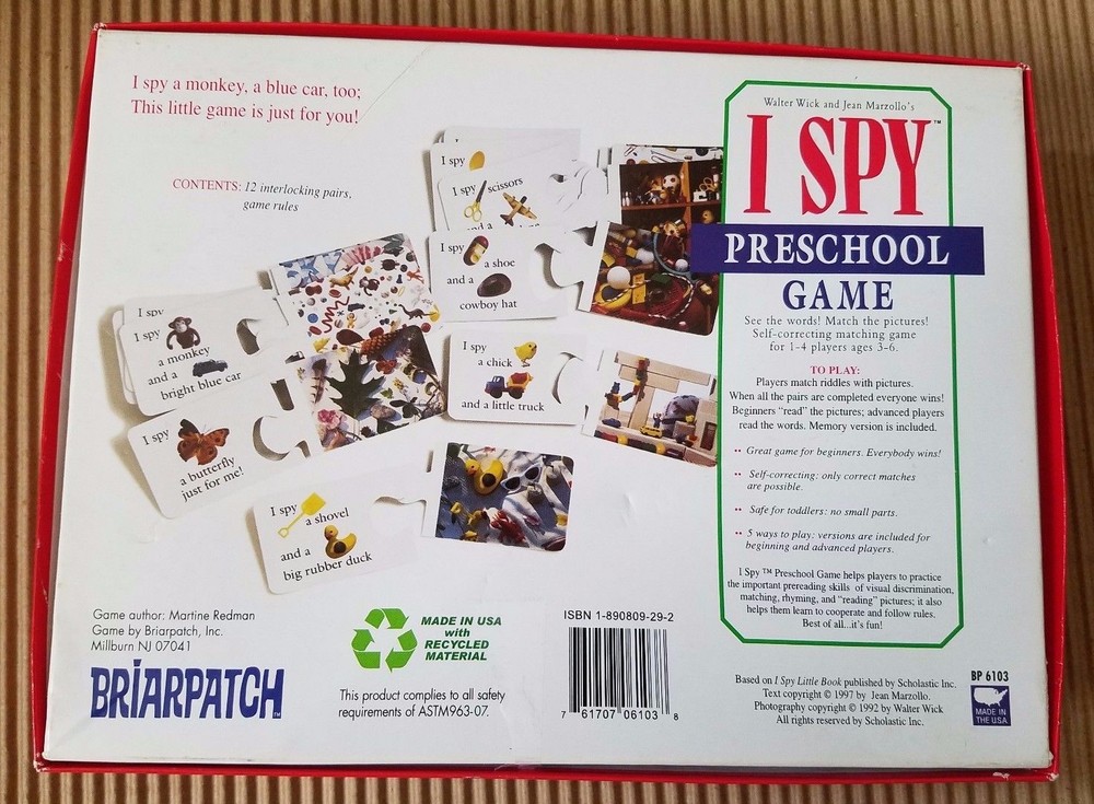 I Spy Preschool Game