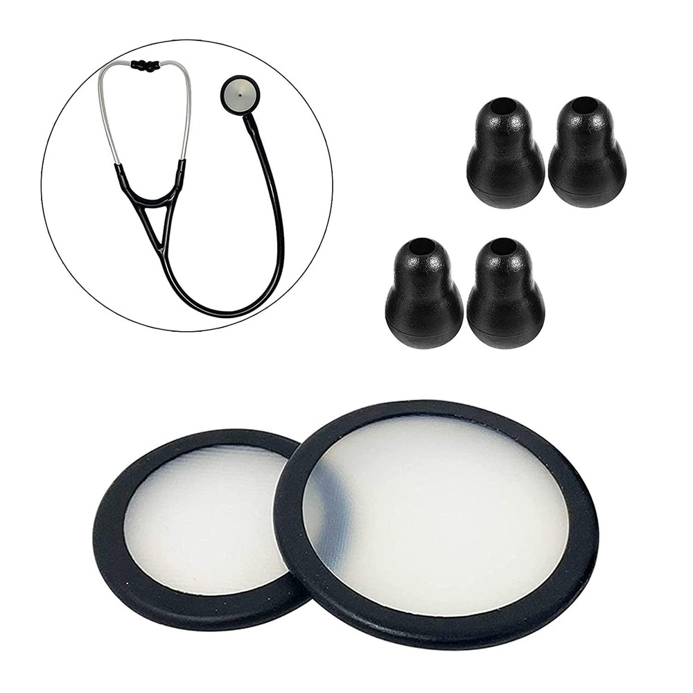 Littman-Compatible Stethoscope Replacement Kit - Ear Tips & Diaphragm Included