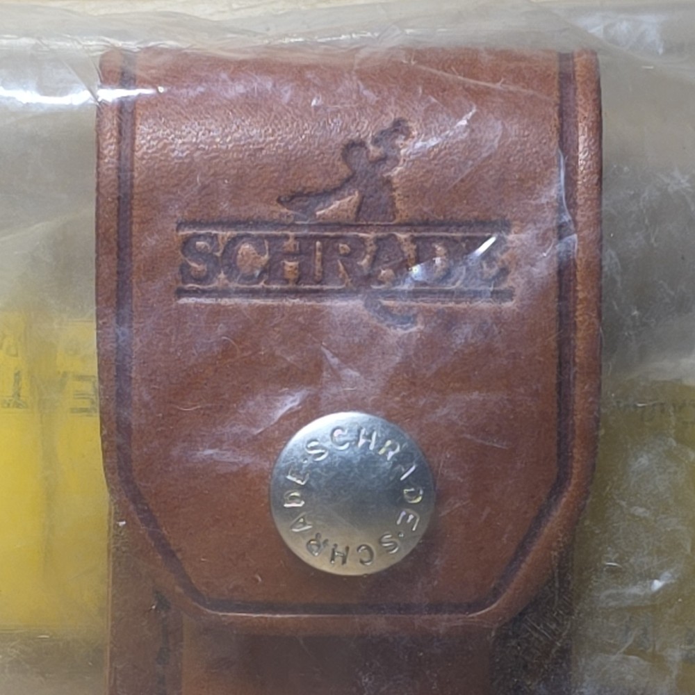 Schrade Leather Sheath Belt Loop Brown SAS11