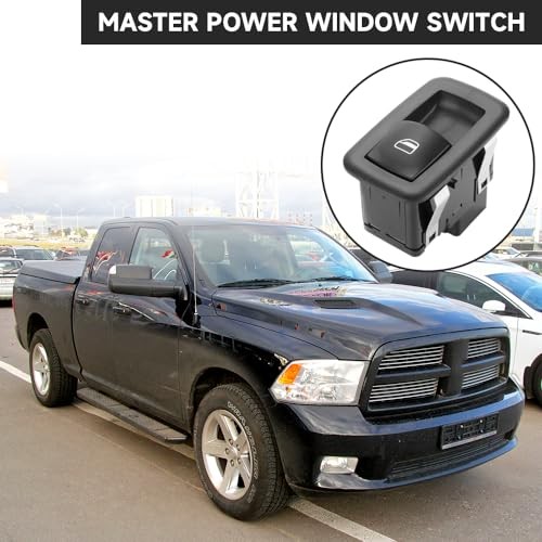 Rear Left Right Passenger Side Power Window Switch - Compatible for Dodge for
