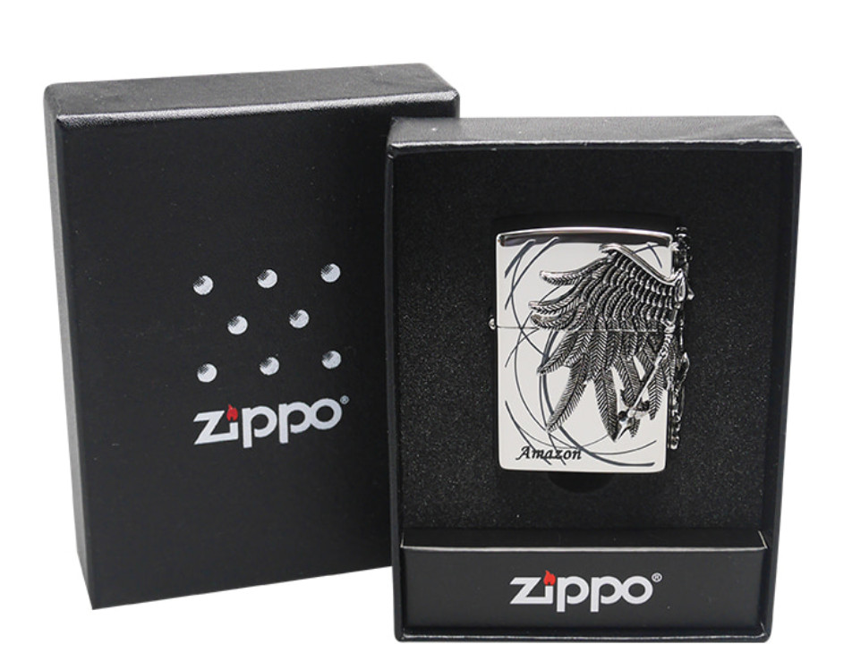 Zippo Lighter Amazon NI EMB Unique Design Windproof