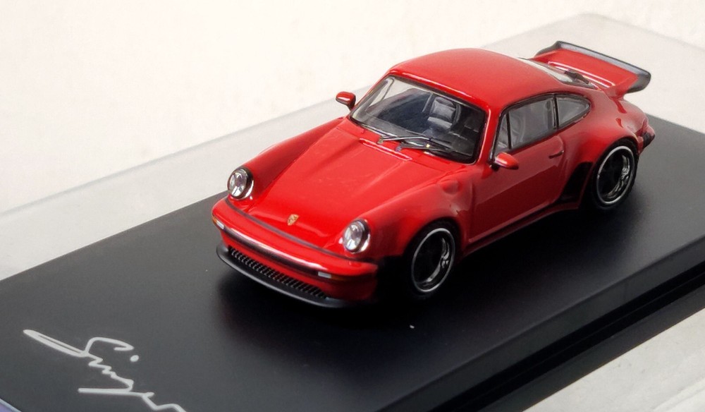 Hobbyfans 02RD 1/64 Porsche Code HF64-Singer 930 Turbo Study Silver