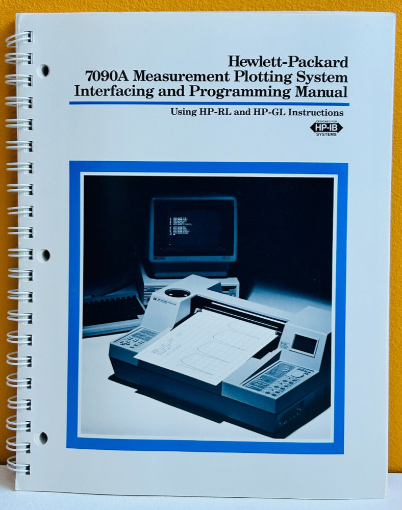HP Agilent 07090-90001 1984 7090A Measurement Plotting System Interfacing Manual