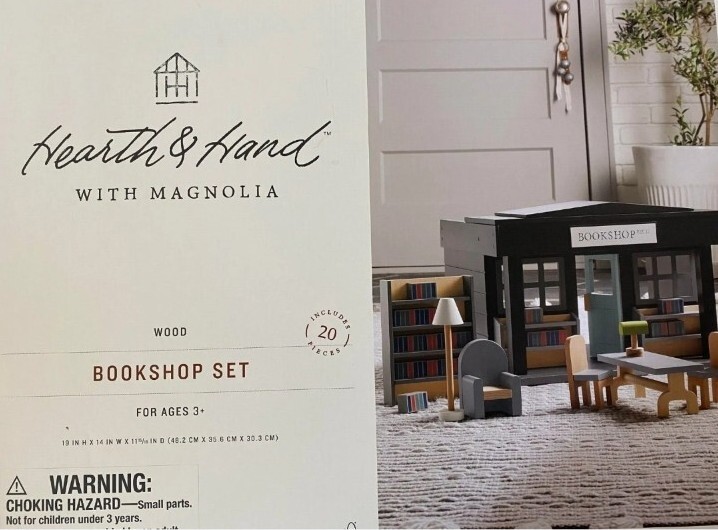 Hearth and Hand with Magnolia Wood Toy Bookshop Set - New-Factory Sealed