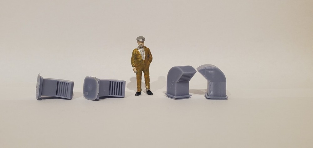 O Scale Barn Vents
