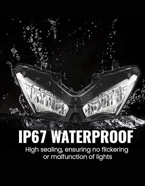 LED Headlight Kawasaki Ninja 400/650 Versys 650/1000 Hi/Low Beam DRL