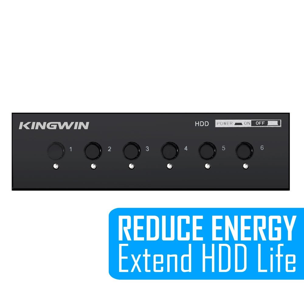 Kingwin Hard Drive Power Switch Module for 2.5 inch/3.5 POWER SWITCH, Black