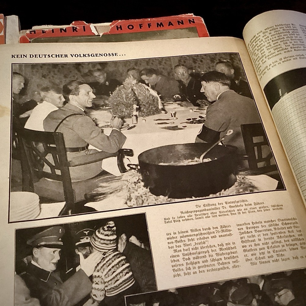 WWII 1939 Unser Führer 50th Birthday Photobook & L'Illustrazione Italiana Lot