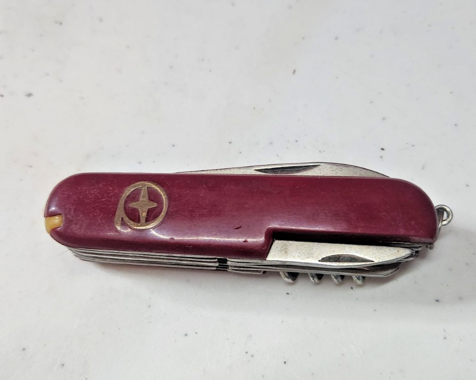 Swiss Army Red Star Multi Function Pocket Knife - Vintage