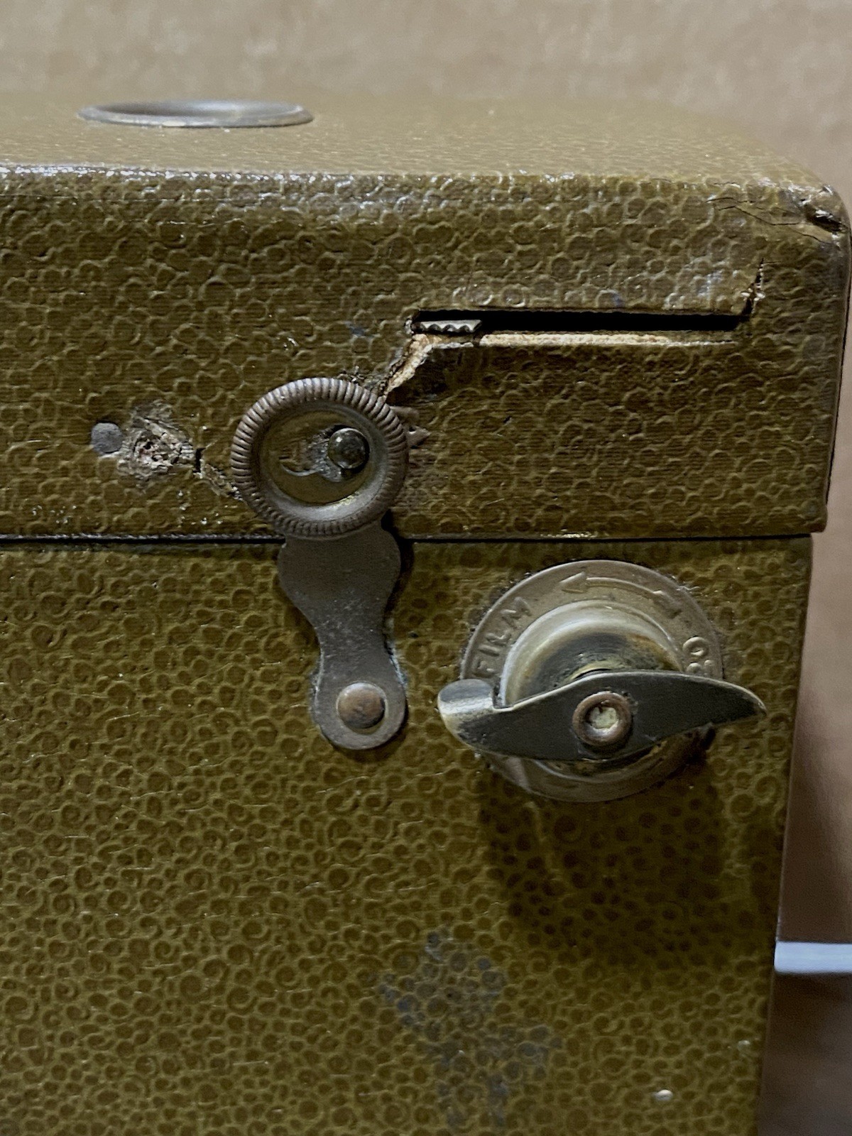 Vintage 1880-1930 50th Anniversary Brown Kodak Box Camera