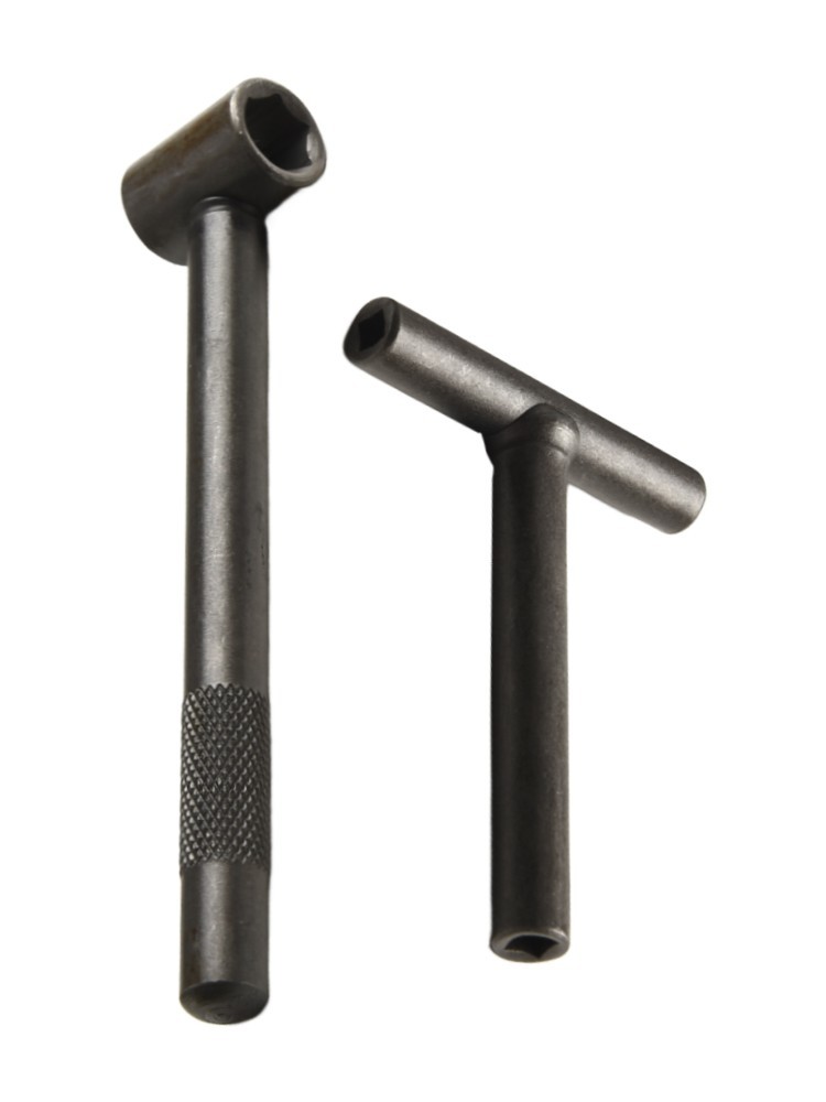 2 Pcs Spanner Wrench Motorcycle Valve Adjustment Tool Square Hexagonal Hardware