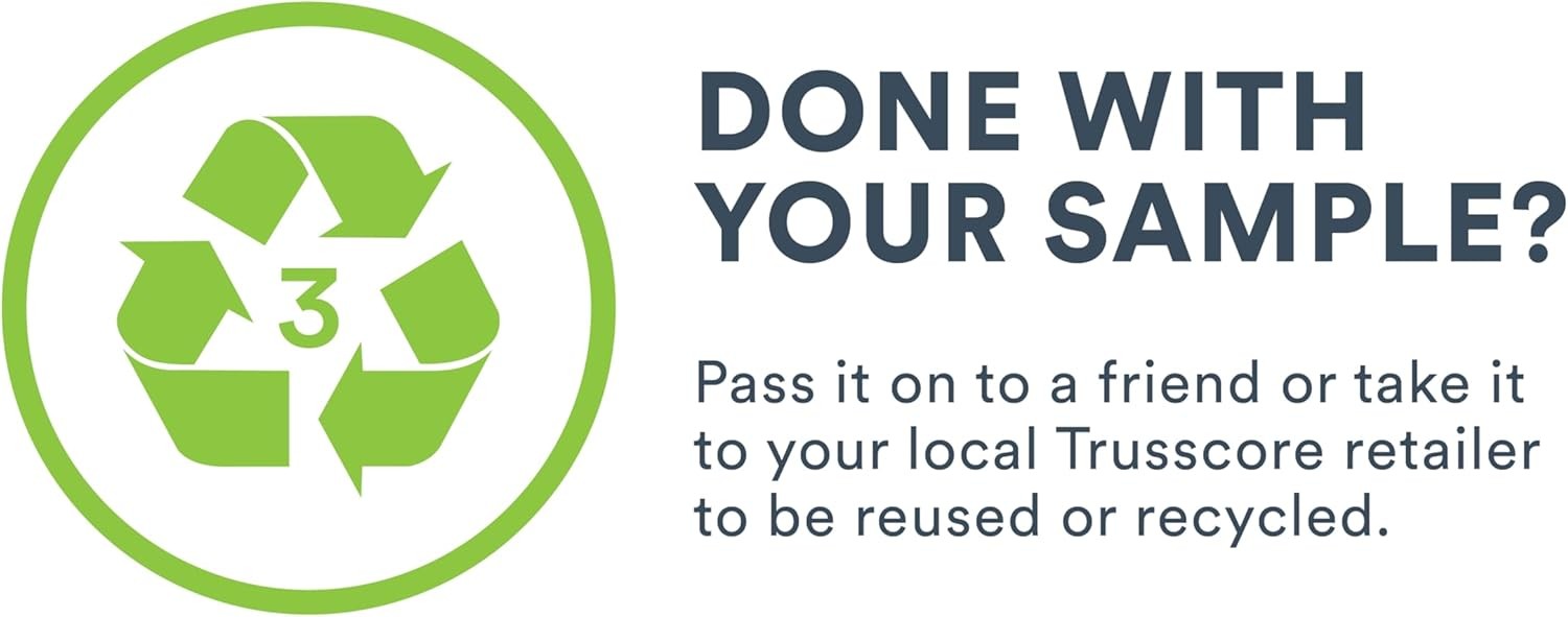 Trusscore Wall&CeilingBoard, 16" Wide Panel - Sample (White) Sample, White