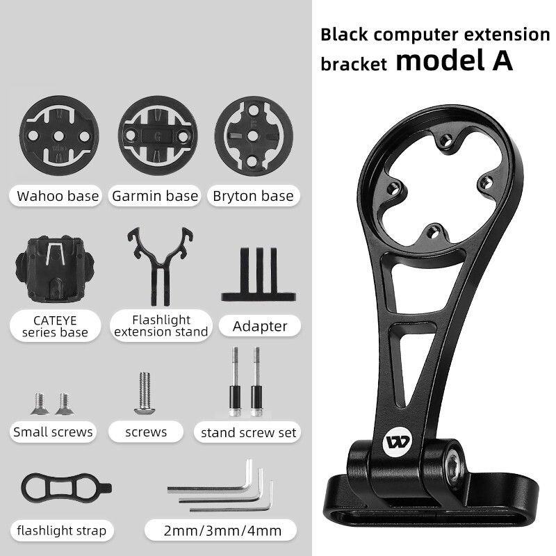 Bike Stem Extension Computer Mount For Garmin Edge For GoPro GPS Holder Bracket