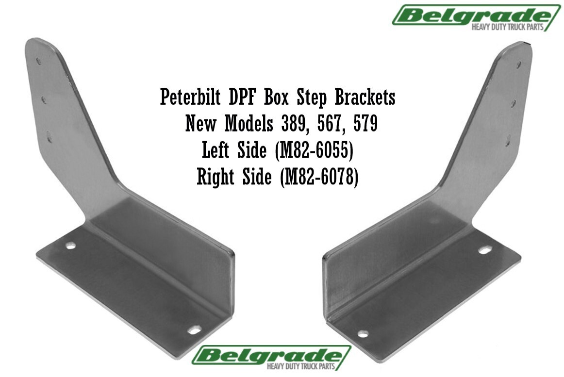 Peterbilt DPF Box Step Brackets - New Models 389 567 579