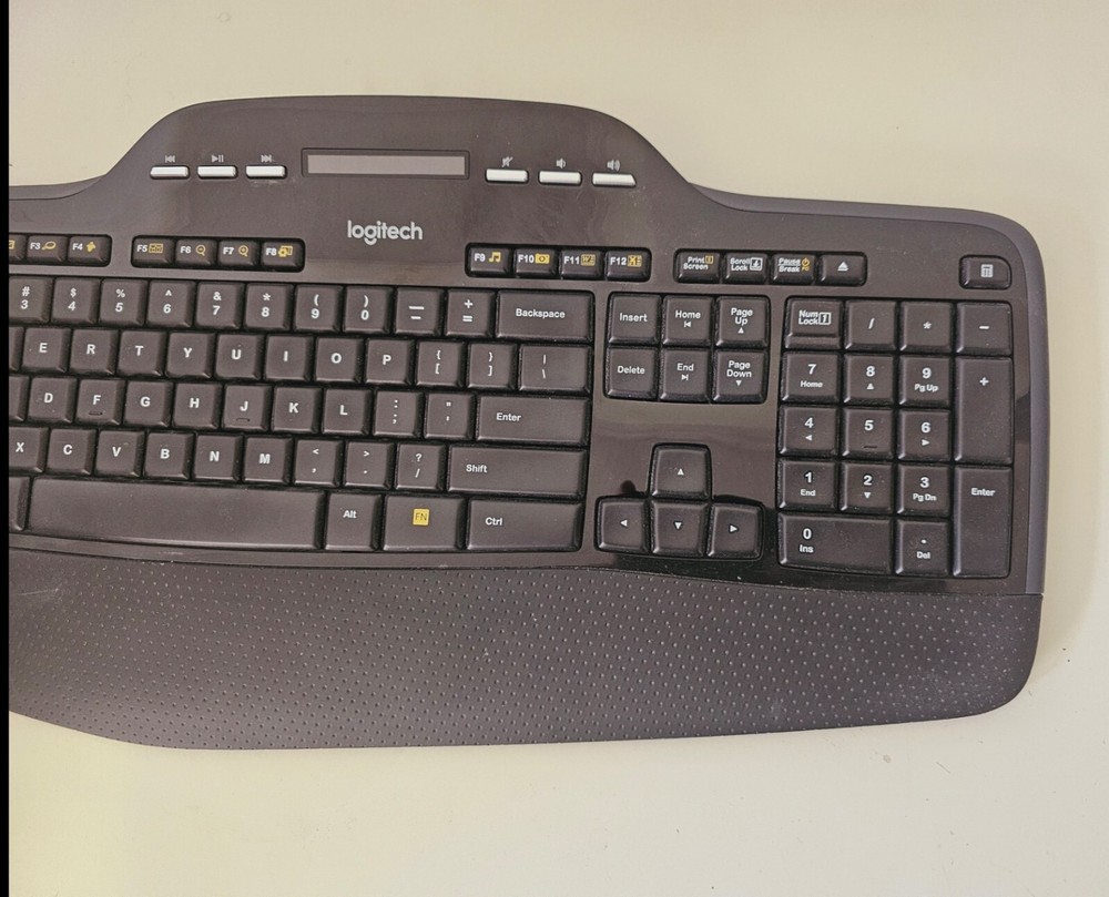 Logitech MK710 Wireless Keyboard Built-In LCD Status Dashboard (NO TRANSCEIVER)