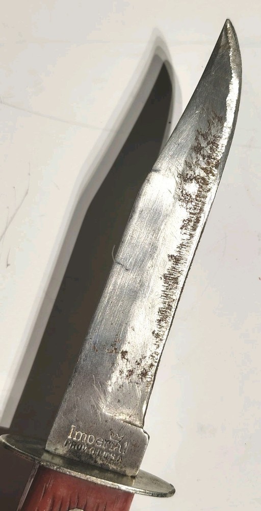 2 Vintage Imperial Fixed Blade Knives
