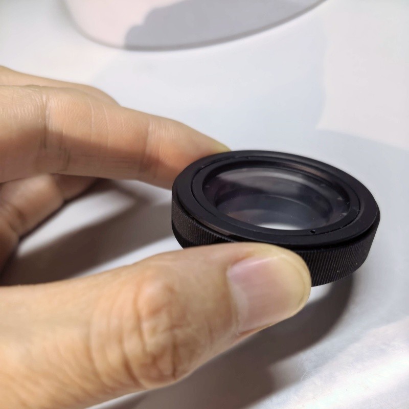 Adjustable IRIS 1.5-26mm Aperture Objective Len Night Vision Adapter Ring W Lens