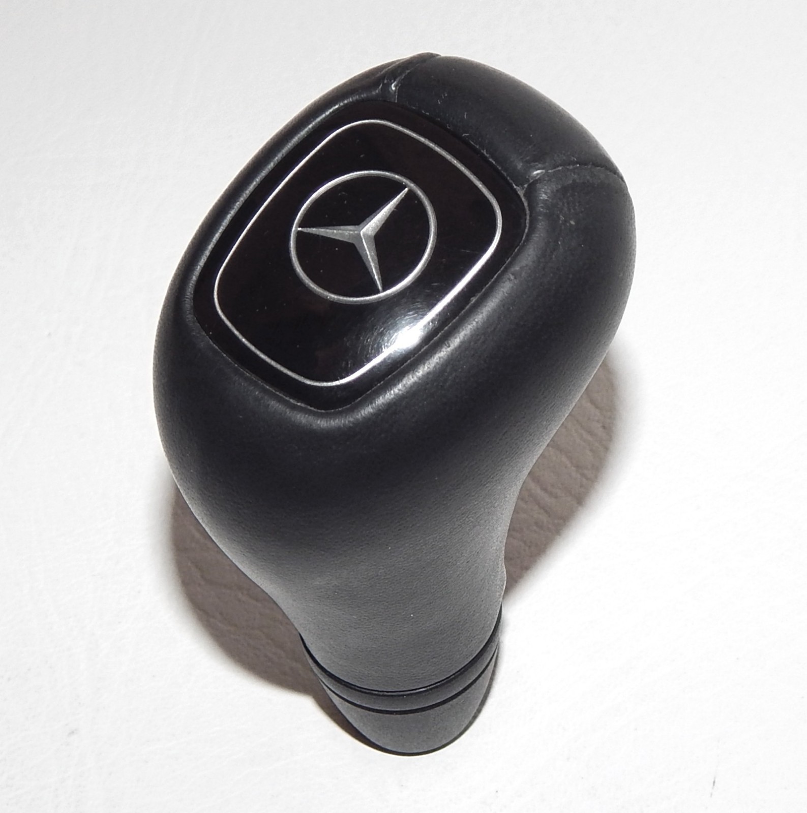 OEM 2002-2005 MERCEDES M-CLASS Black Leather Shift Knob Automatic Shifter Handle