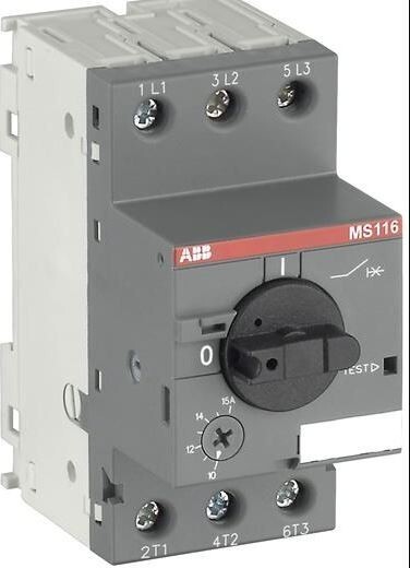 ABB T&B MS116-2.5 MANUAL MOTOR STARTER 1.6-2.5A RANGE