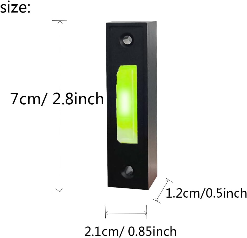 LED Lighted Doorbell Button Wired, Door Bell Ringer Push Buttons Replacement Wal