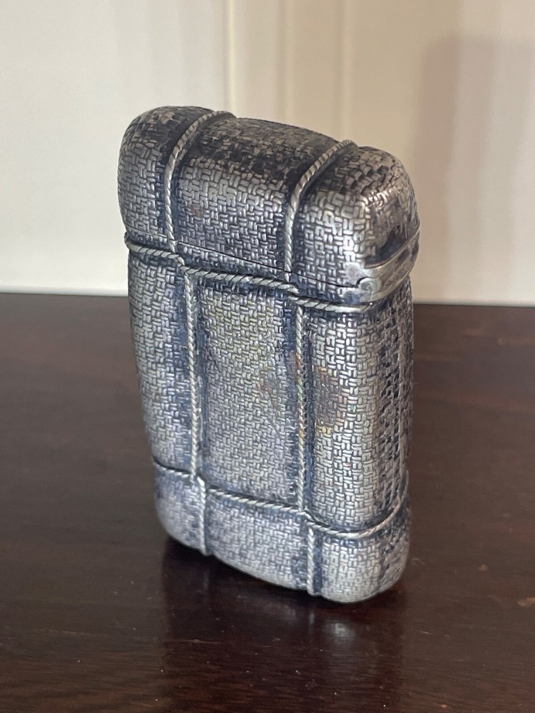 sterling cigarette lighter case R. Wallace and Sons