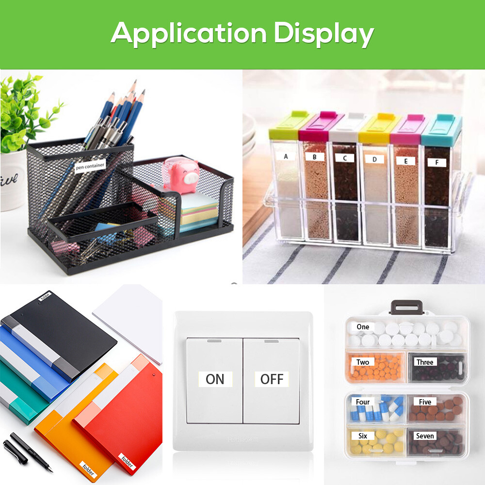 6PK Label Maker Tape 12mm Laminated for Brother P-Touch TZ-231 TZe-231 PT-D210