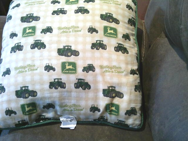 John Deere Throw Pillow ( please read )