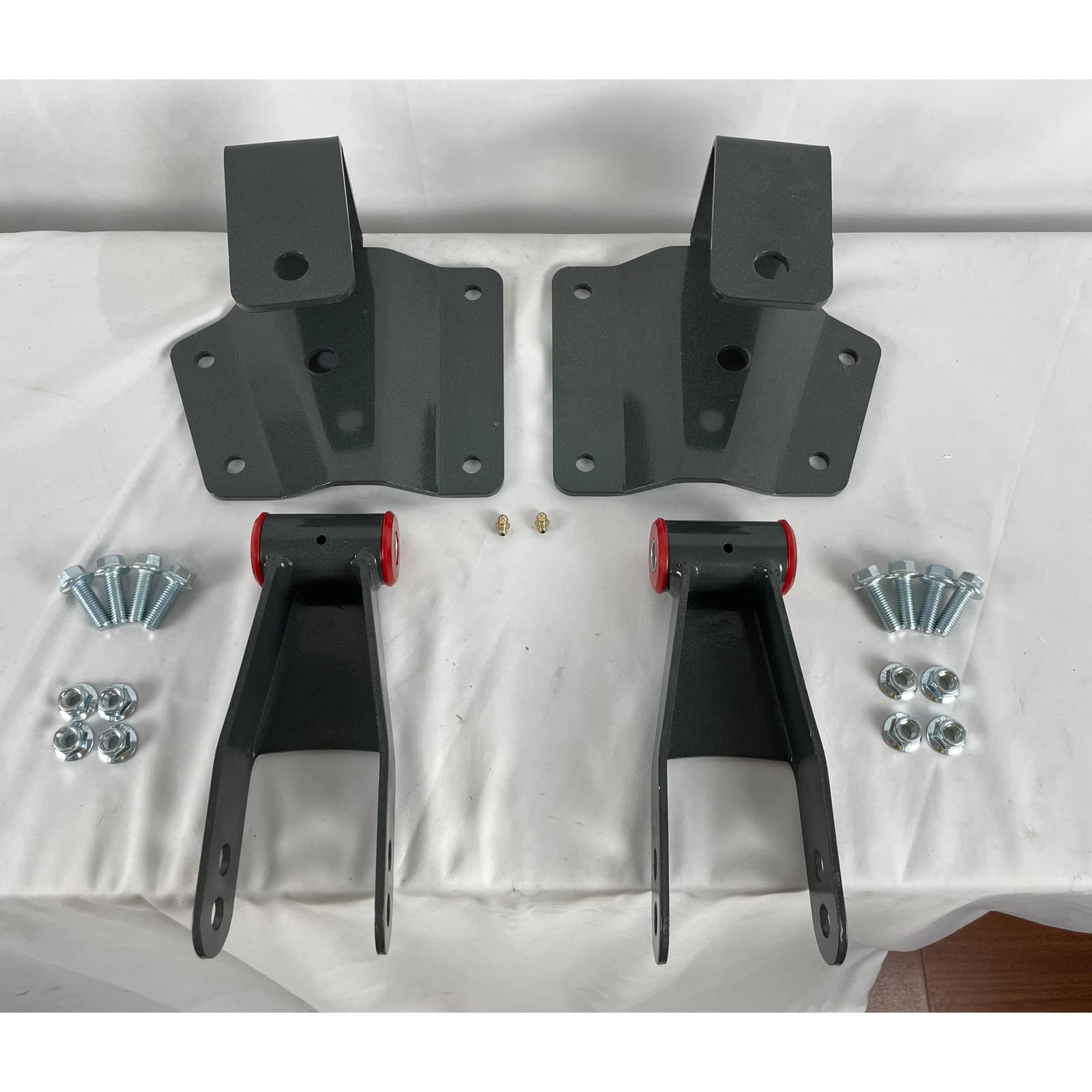 4" Drop Kit Rear Shackles Hangers Replacement For 1999-2006 Chevy Silverado G.