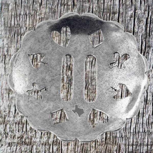 Western Card Suits Slotted Concho CON989-D