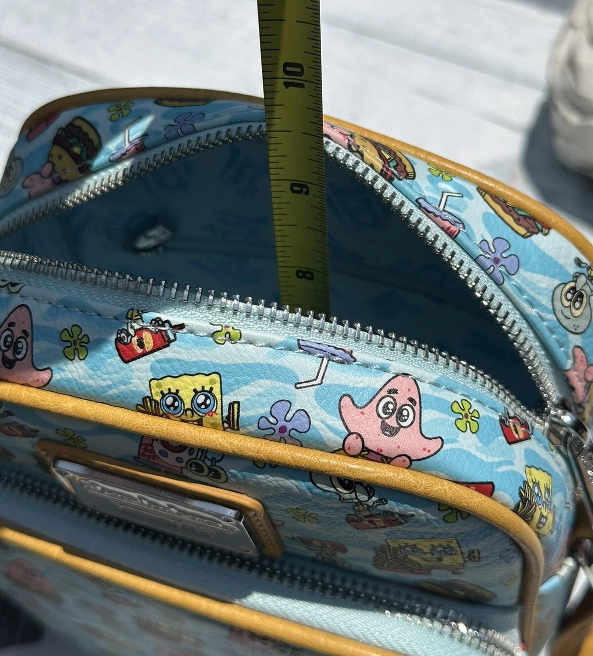NEW Nickelodeon Loungefly Crossbody Bag Baby Sponge Bob• Patrick• Gary