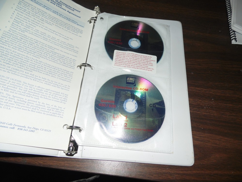 Garmin 430 530 Software and 400w Series Quick Reference & Pilots Guide