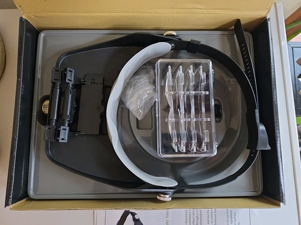 Professional Magnifier with Spotlight and 4 Magnifications