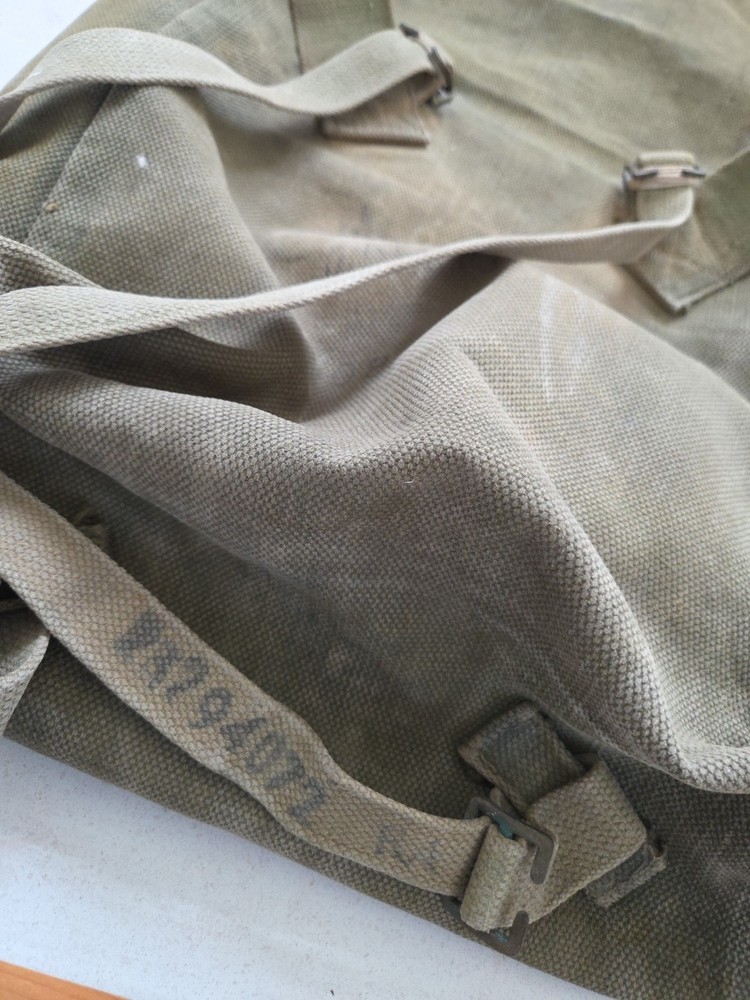 WWII British Army P37 Large Pack Backpack 1941 Dated Original Webbing