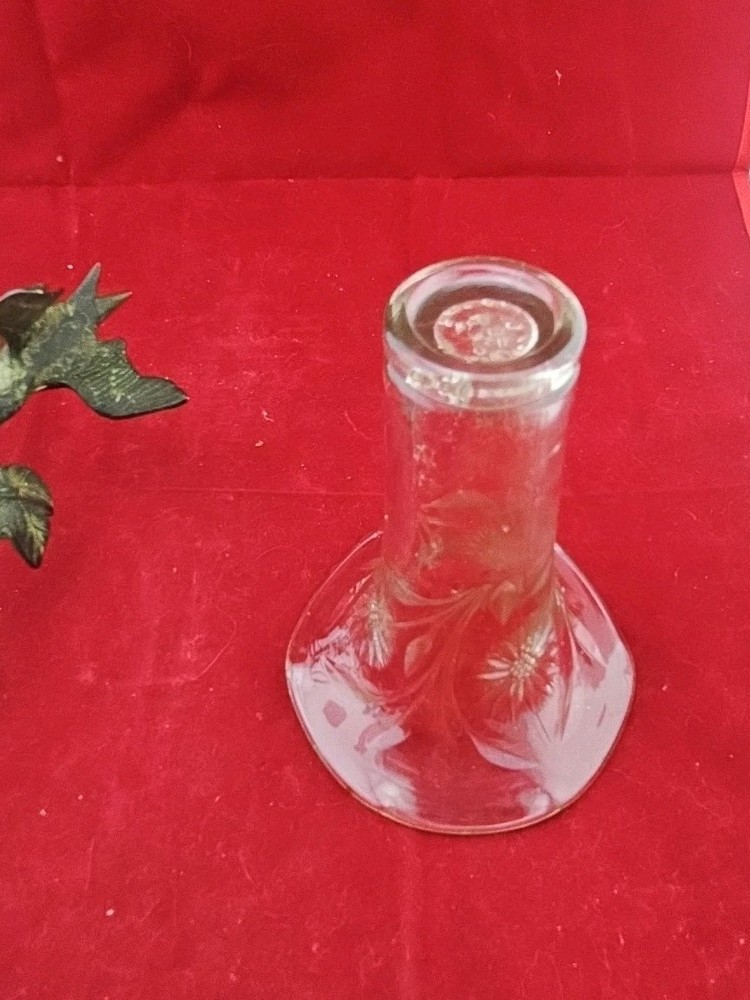 Original Antique Solid Copper Hummingbird Wall Sconce