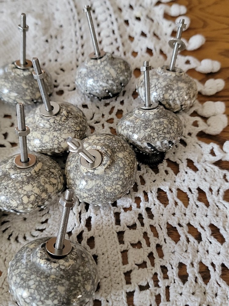 21 Starburst Stoneware Pottery Drawer Pulls Cabinet Knobs