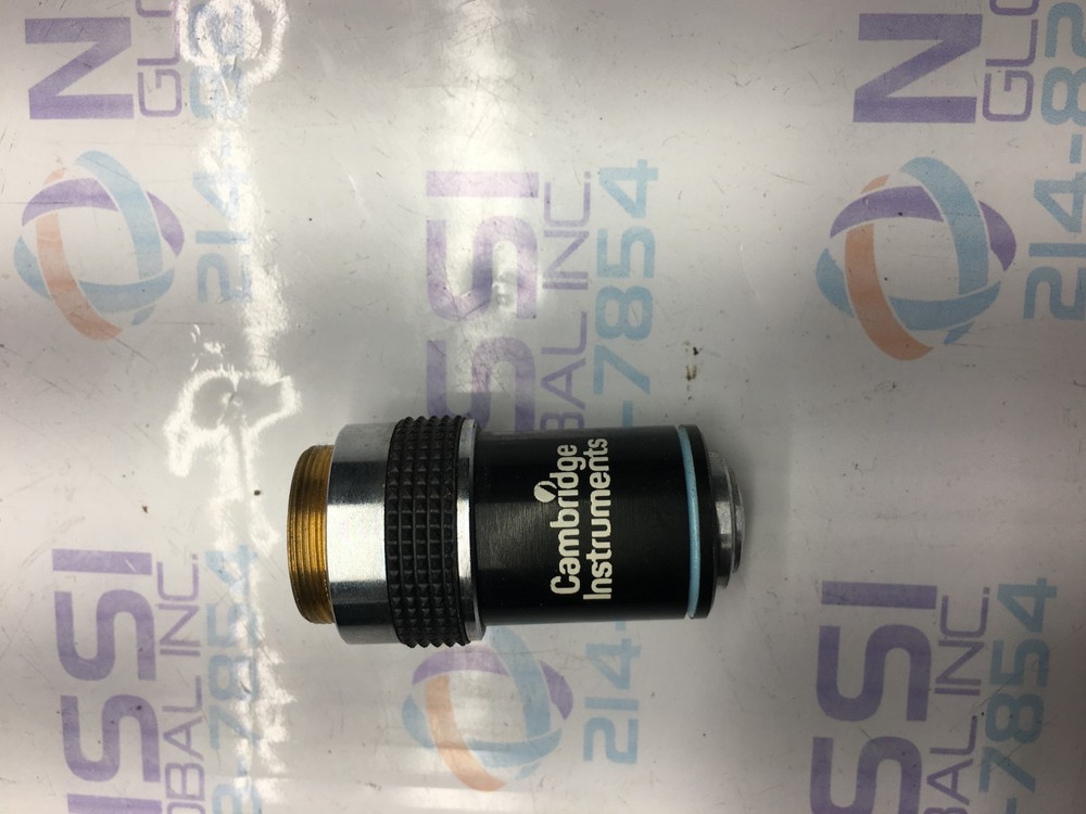 CAMBRIDGE INSTRUMENTS 160/0.17 PLAN 40/0.64 MICROSCOPE OBJECTIVE LENS