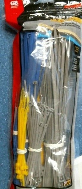 Gardner Bender 10095VDV 4" & 8" Assorted Cable Ties, FREE SHIPPING