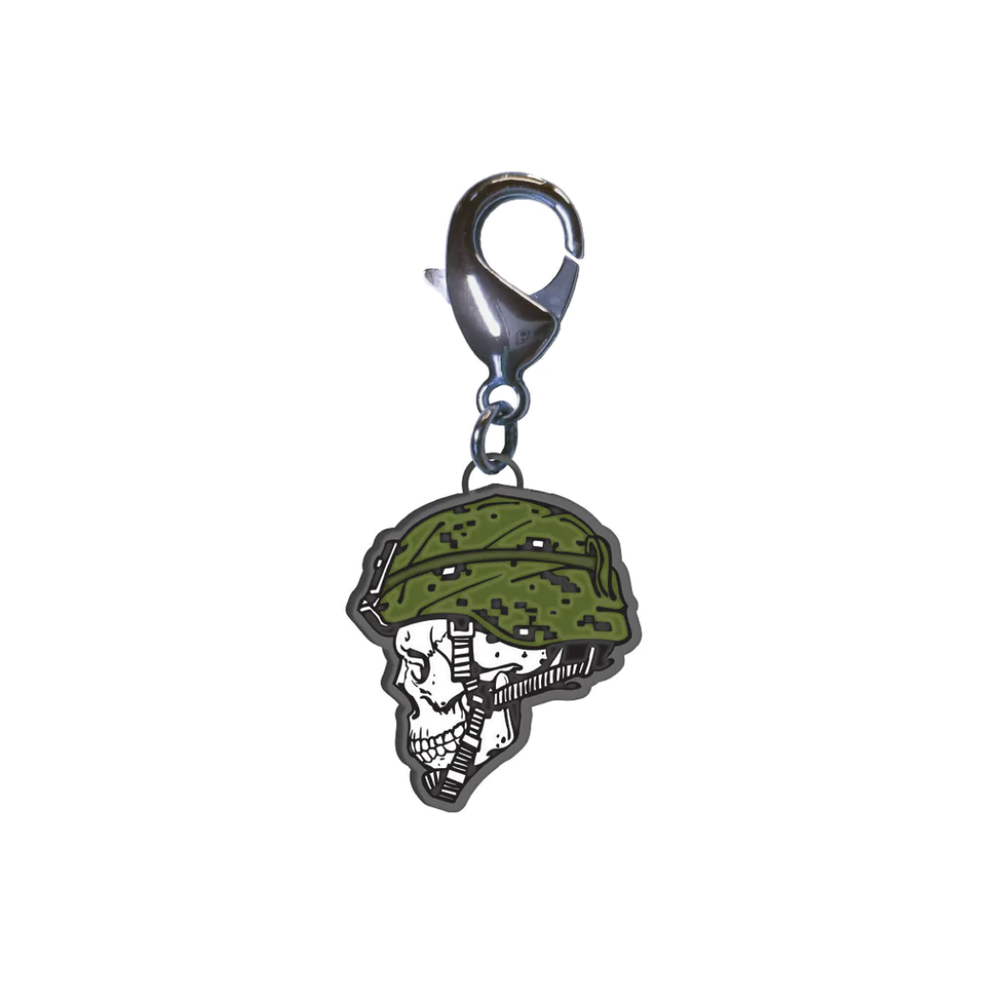 Genuine CHARM - SKULL WITH HELMET